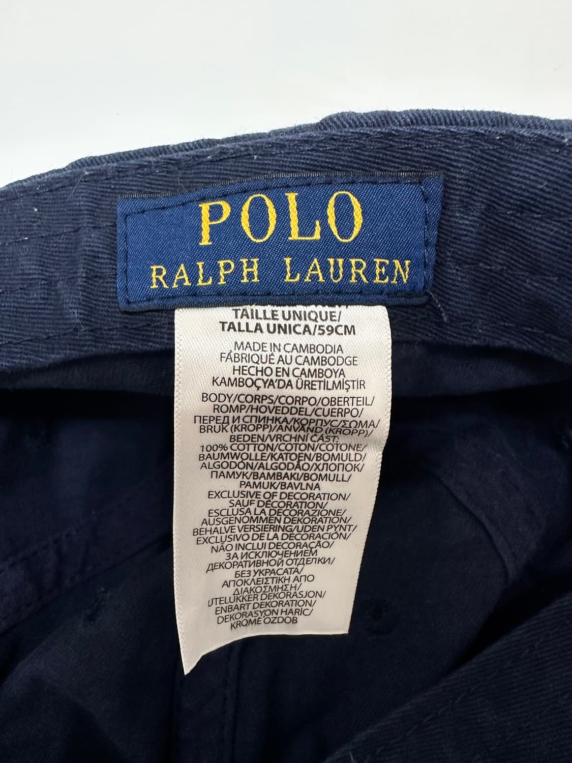 폴로 랄프로렌 네이비 볼캡 상품이미지4