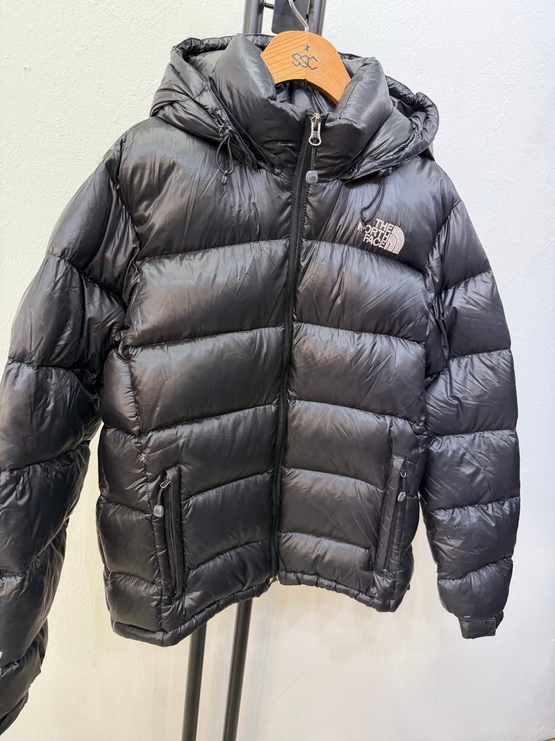 정품) 노스페이스 블랙 700 눕시 패딩 90 상품이미지2