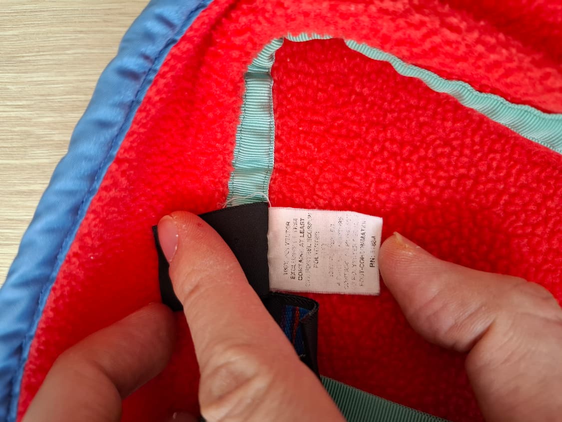 L 파타고니아 90s 신칠라 플리스 풀오버 자메이카 레드 상품이미지4