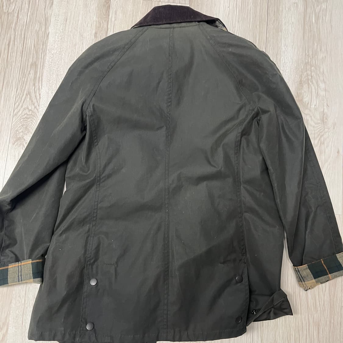 바버 비데일 왁스자켓 세이지 34사이즈 상품이미지5