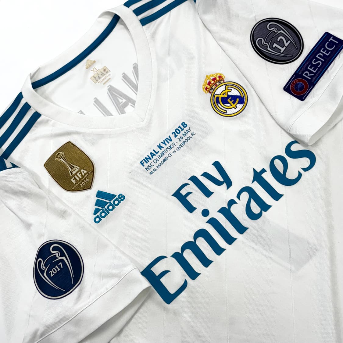 아디다스 17 18 레알 마드리드 홈 호날두 유니폼 상품이미지3