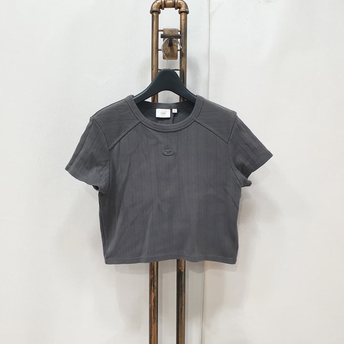 커버낫 우먼 크롭 슬릿 티셔츠 ws 상품이미지1