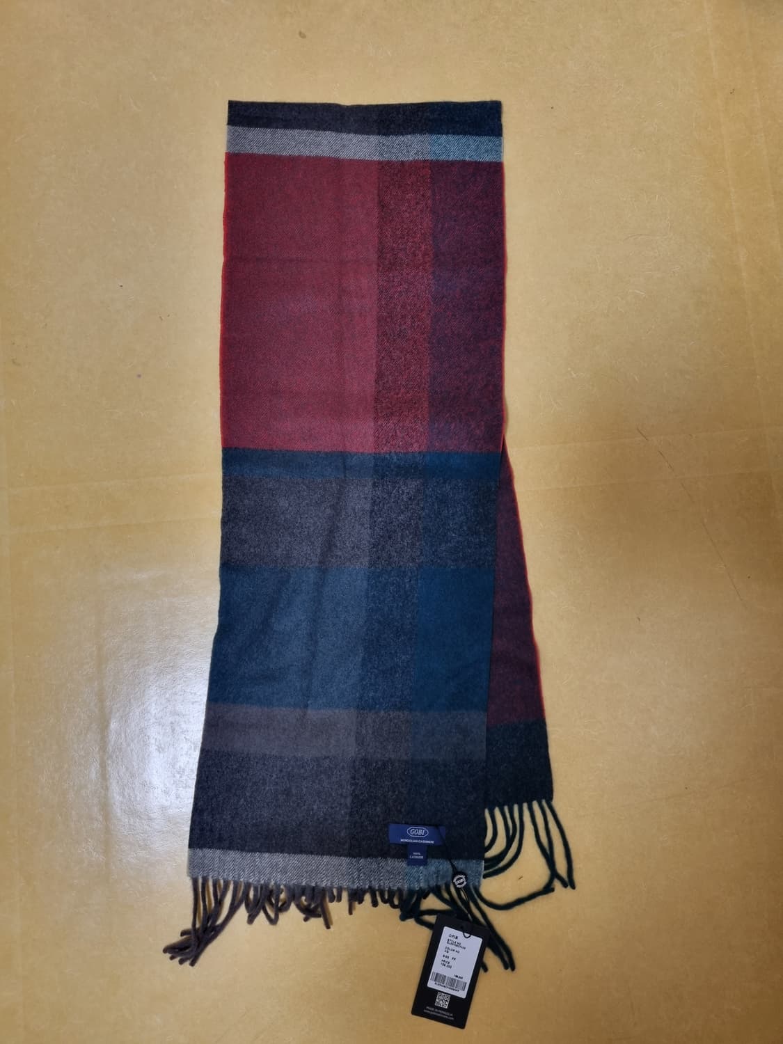 고비 캐시미어 100% 머플러 새상품 상품이미지1