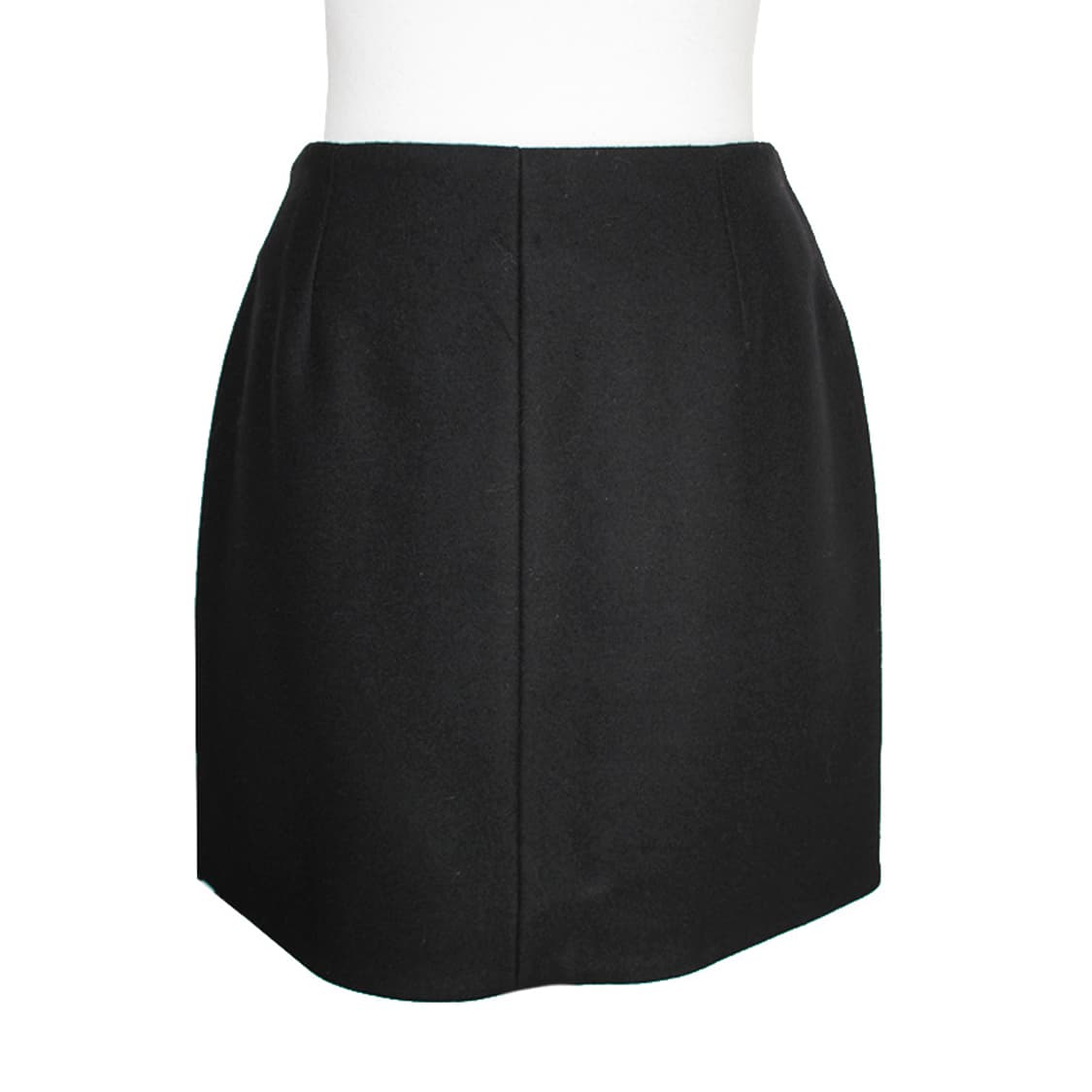 발렌시아가 블랙 텍스처 트림 미니스커트 55 상품이미지2