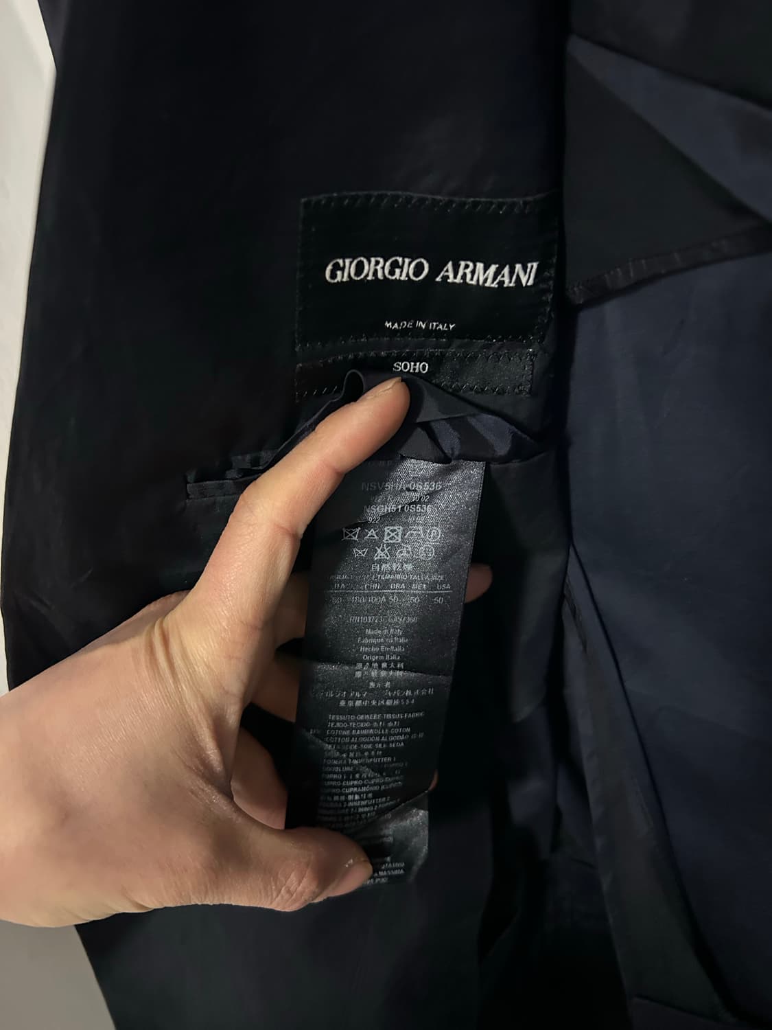 조르지오 아르마니 이탈리아 메이드 테일러드 재킷 상품이미지4