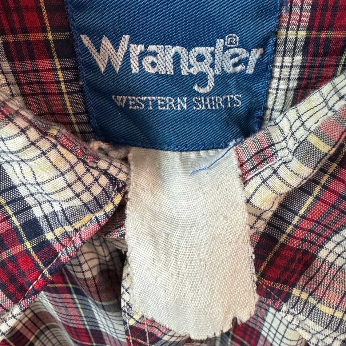 90s 랭글러 체크 웨스턴셔츠 상품이미지6