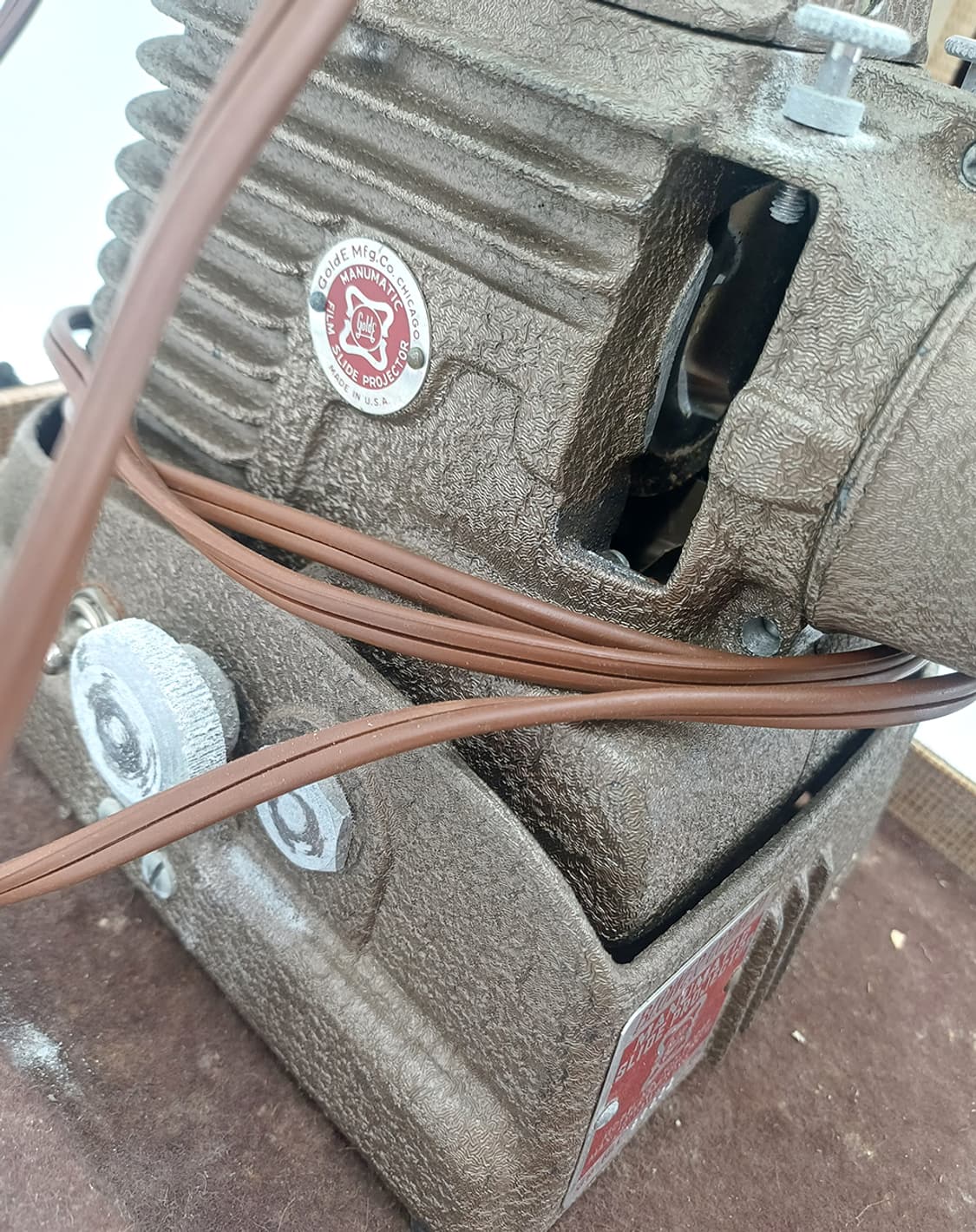 미국 빈티지 슬라이드 프로젝터 인테리어 소품 램프 영화 영사기 상품이미지8