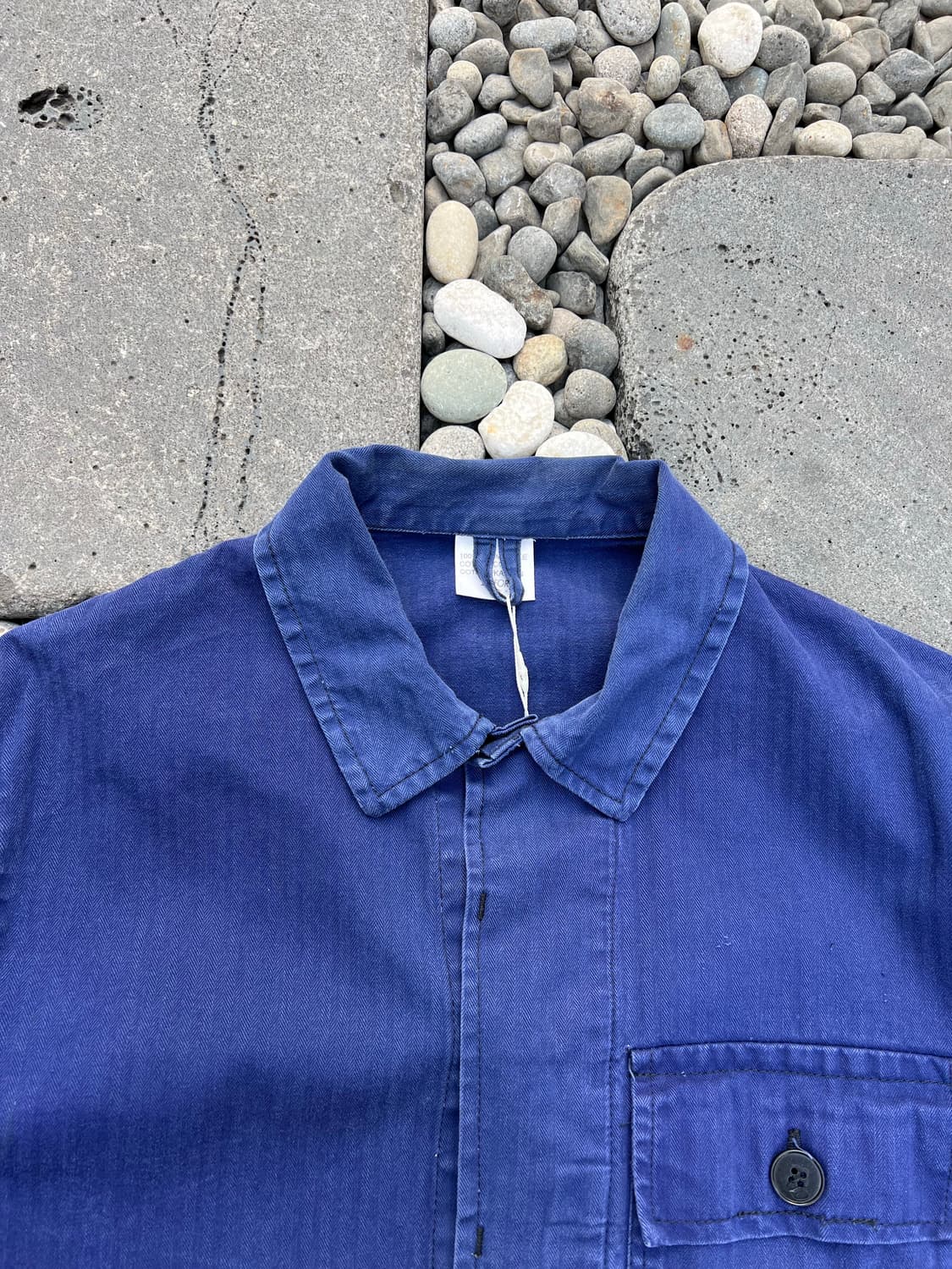 OLD VINTAGE HBT FRENCH WORK 헤링본트윌프렌치워크자켓 상품이미지6