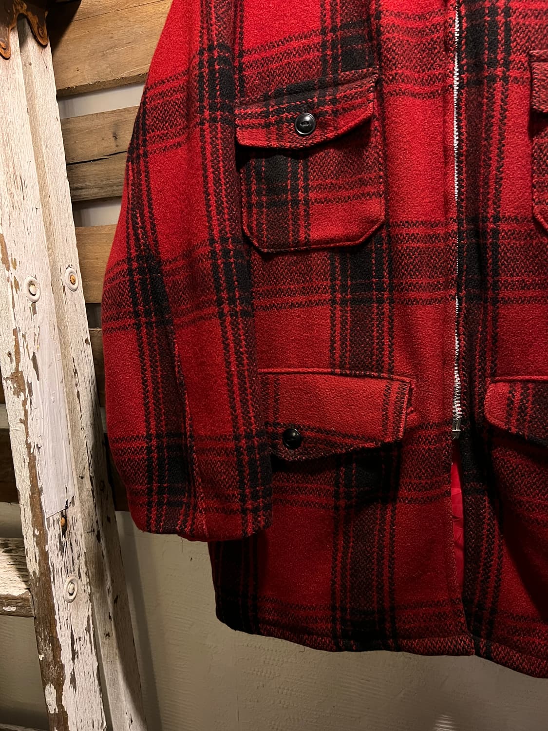 [M]5~60's MELTON 매키노 울 헌팅 자켓 상품이미지5