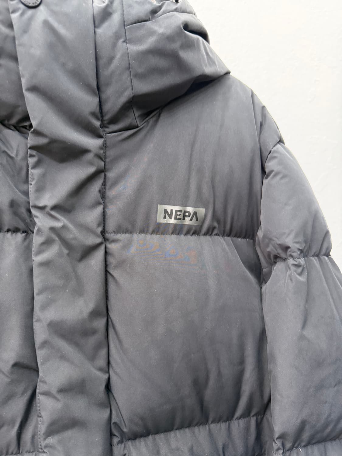 정품) NEPA 네파 남성 블랙 패딩 100 상품이미지4