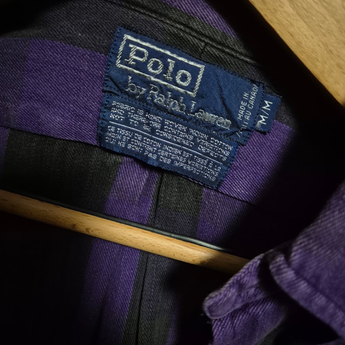 90s폴로랄프로렌 made in canada 빈티지 셔츠 상품이미지2