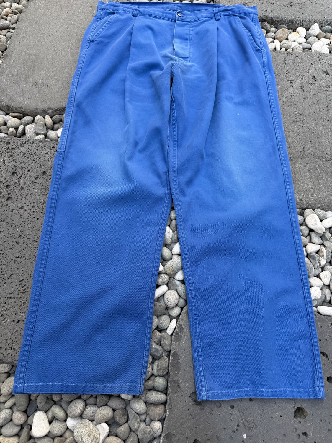FADED WASHED BLUE FRENCH WIDE 프렌치워크팬츠 상품이미지4