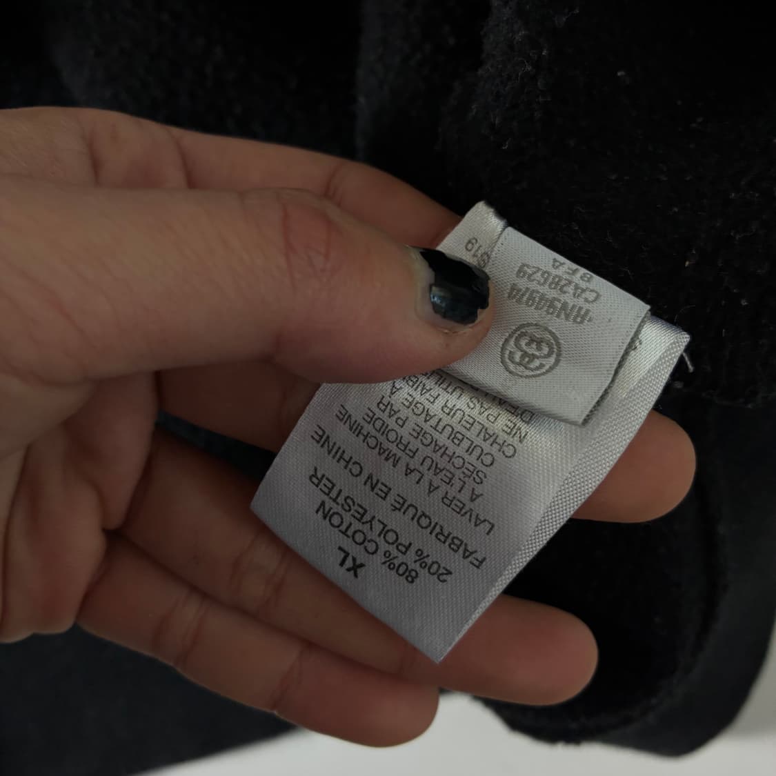 Stussy  스투시 베이직 스탁로고 블랙 맨투맨   상품이미지8