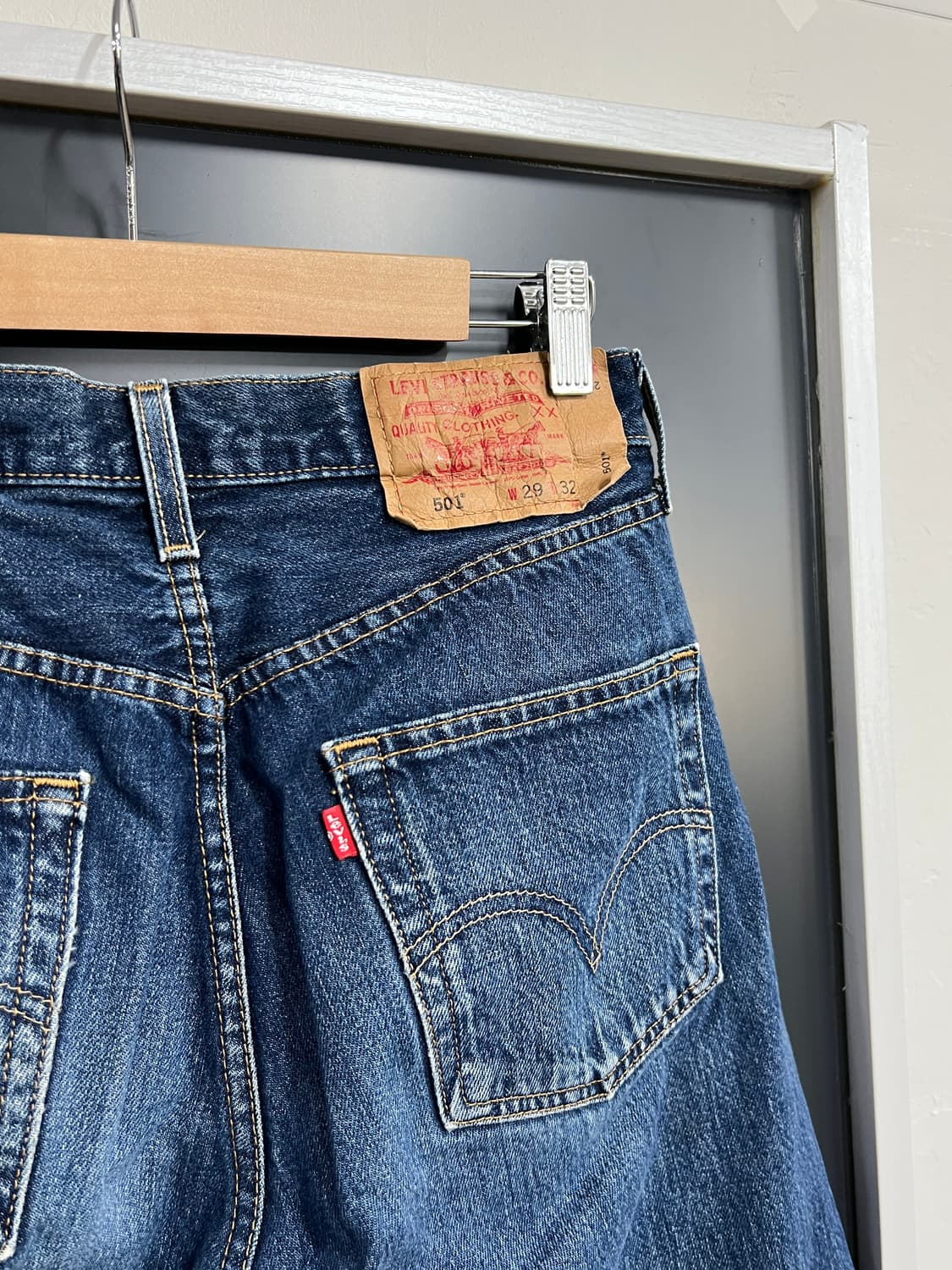 00s Levis 리바이스 501 오리지널 스트레이트 데님 팬츠 상품이미지2