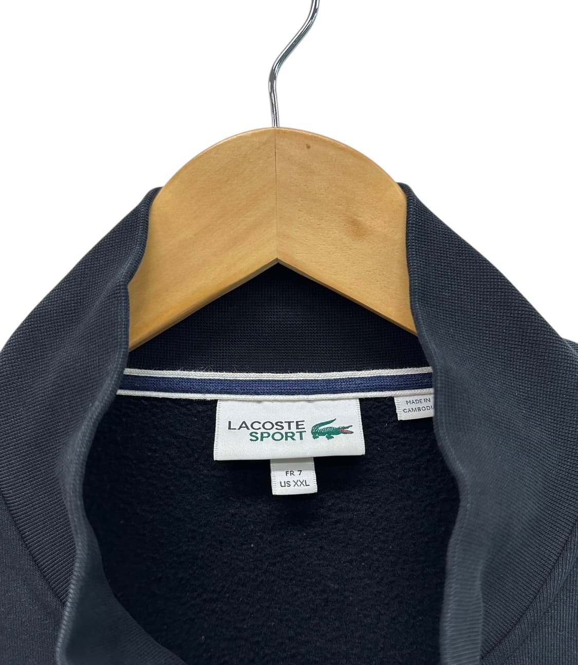 라코스테 코튼집업 블랙 (XXL) 상품이미지7