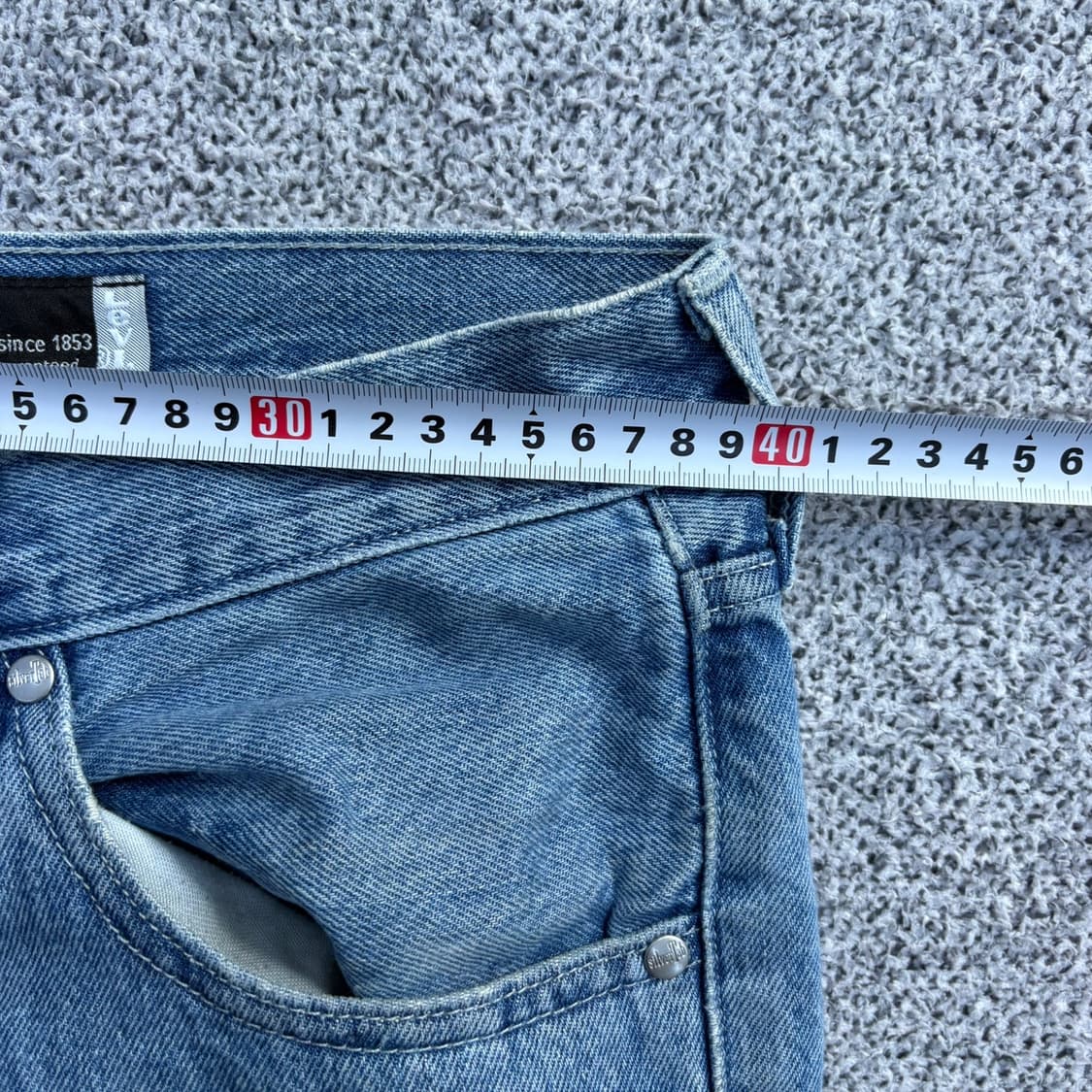 W28 L32 리바이스 실버탭 중청 데님 팬츠 0507J 상품이미지6