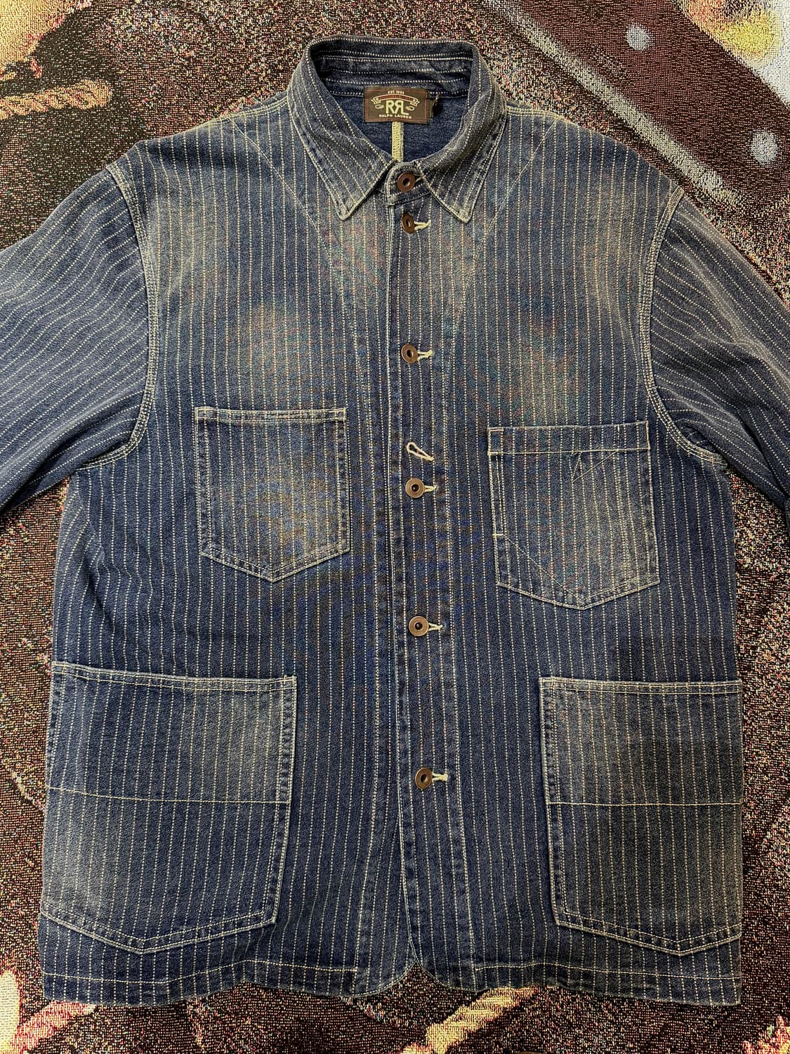 RRL 더블알엘 인디고 레일맨 데님 워크자켓 상품이미지4