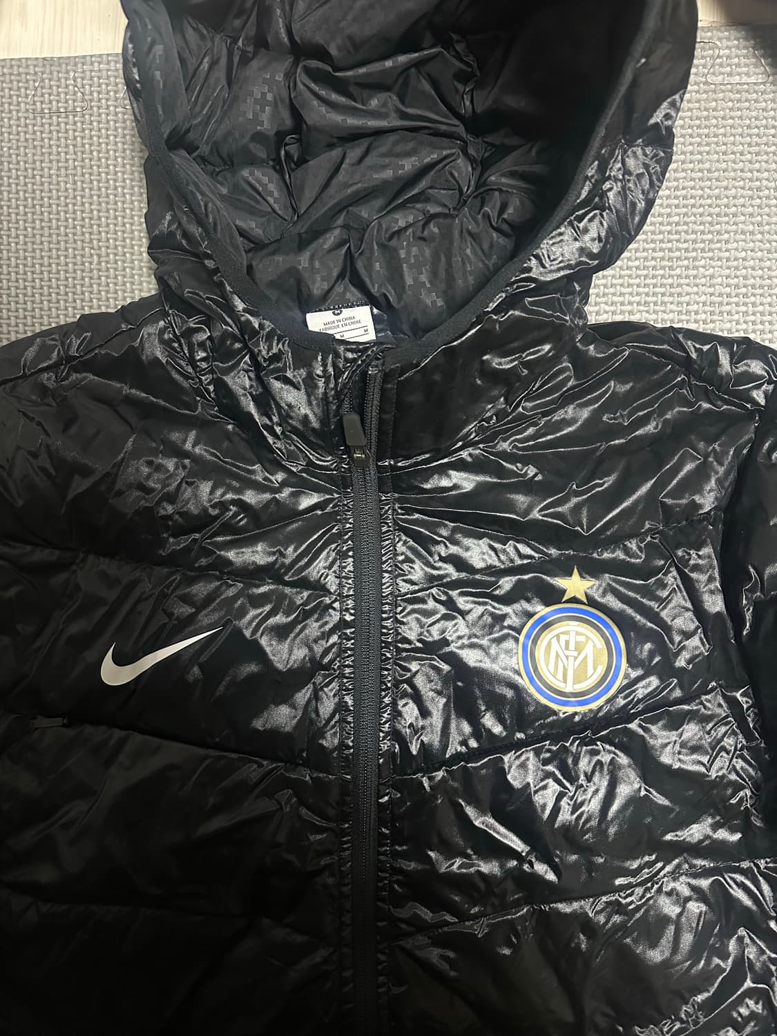 나이키 새상품급 인터밀란 한정라인 롱패딩 95 상품이미지2