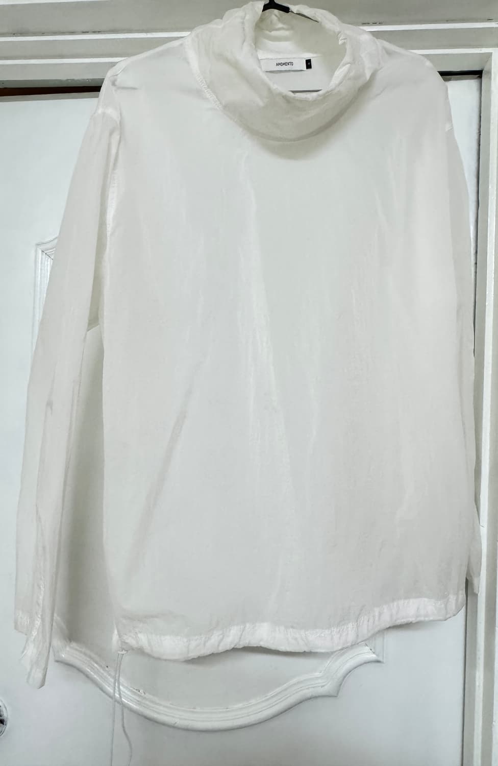 아모멘토 시어 스트링 아노락 화이트 M 상품이미지2