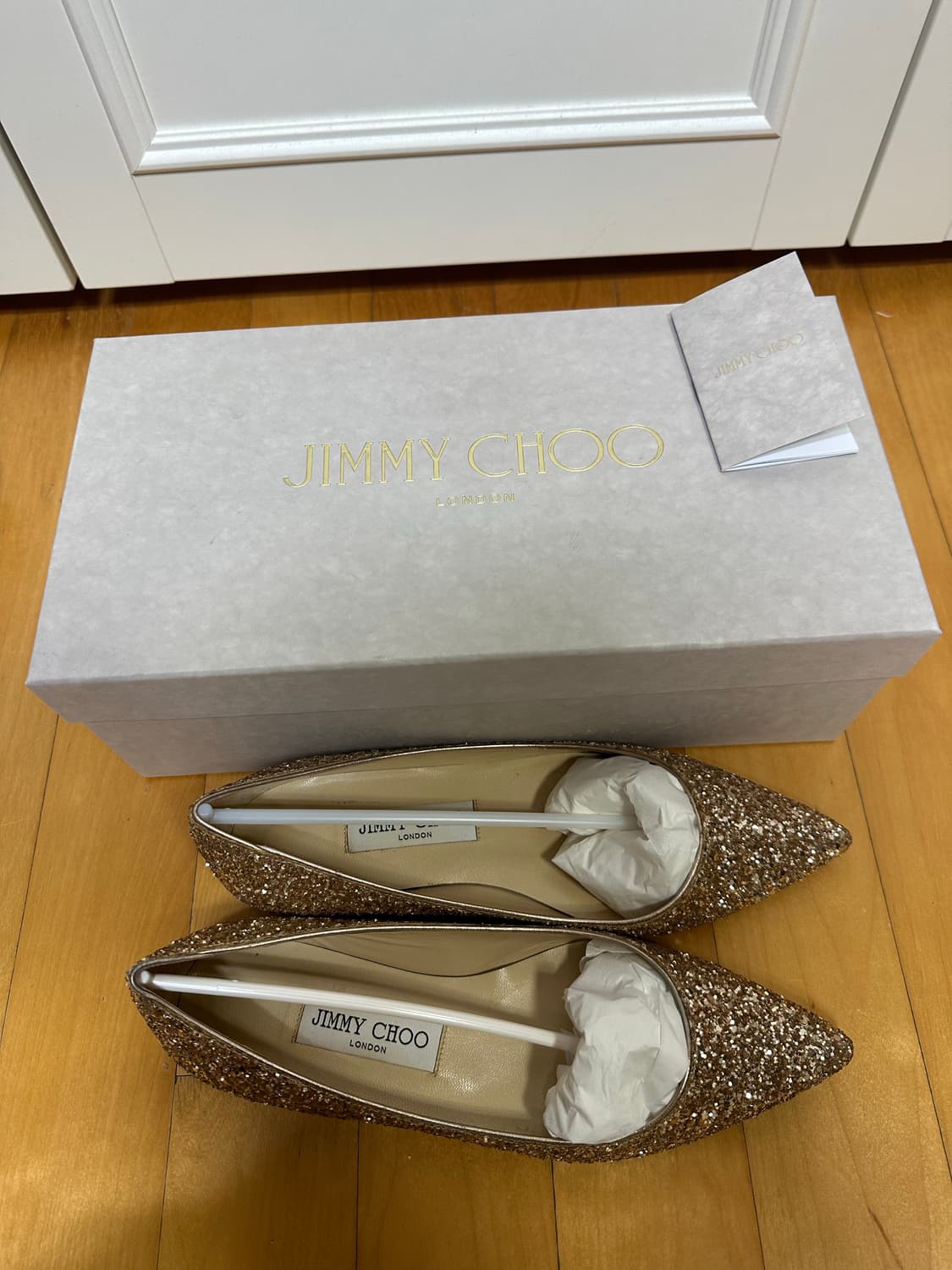 Jimmy Choo 지미추 글리터 플랫 알리나 37 상품이미지2