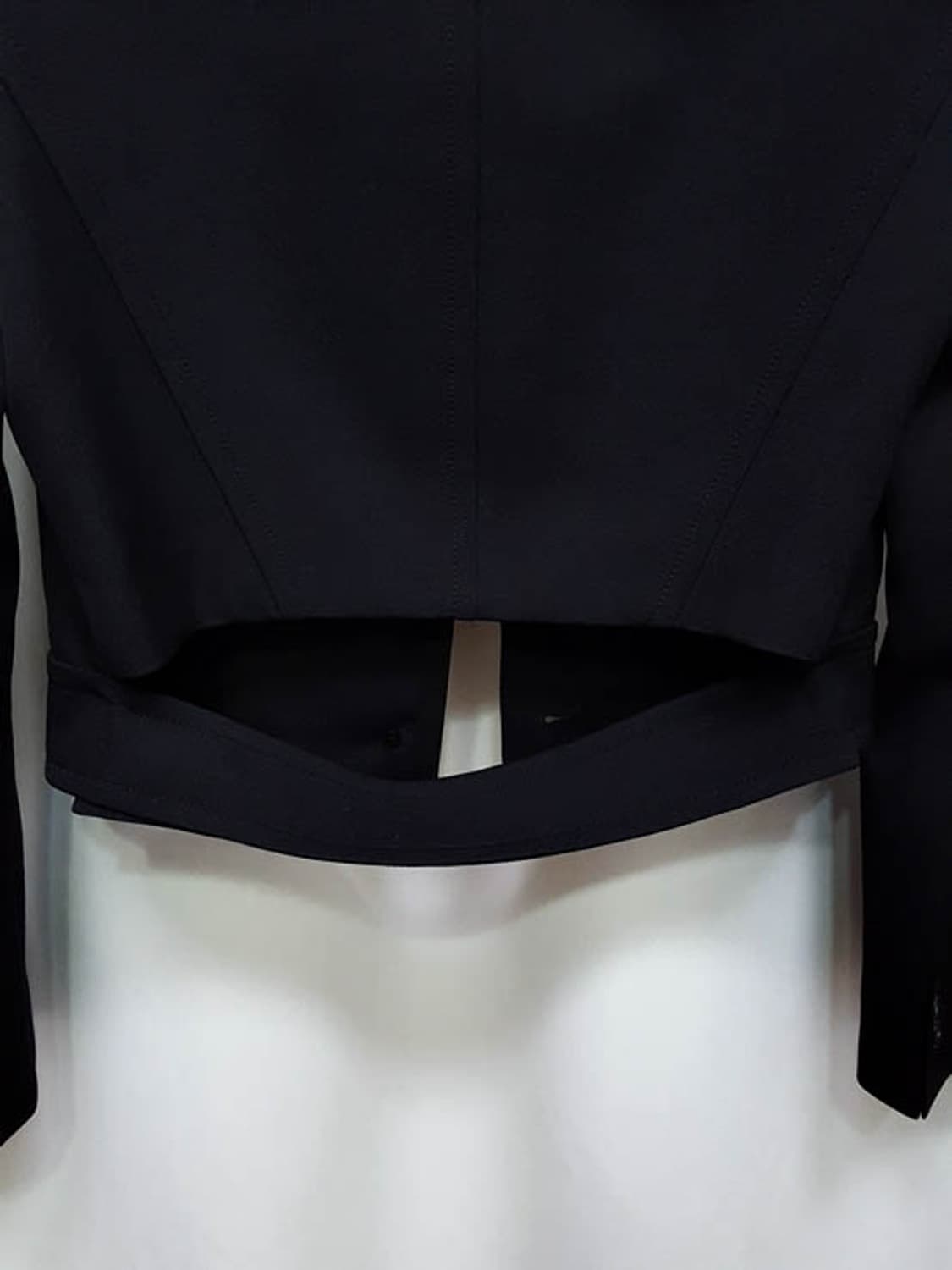 [미사용] 준지 여성 크롭 자켓 블랙 34 상품이미지4