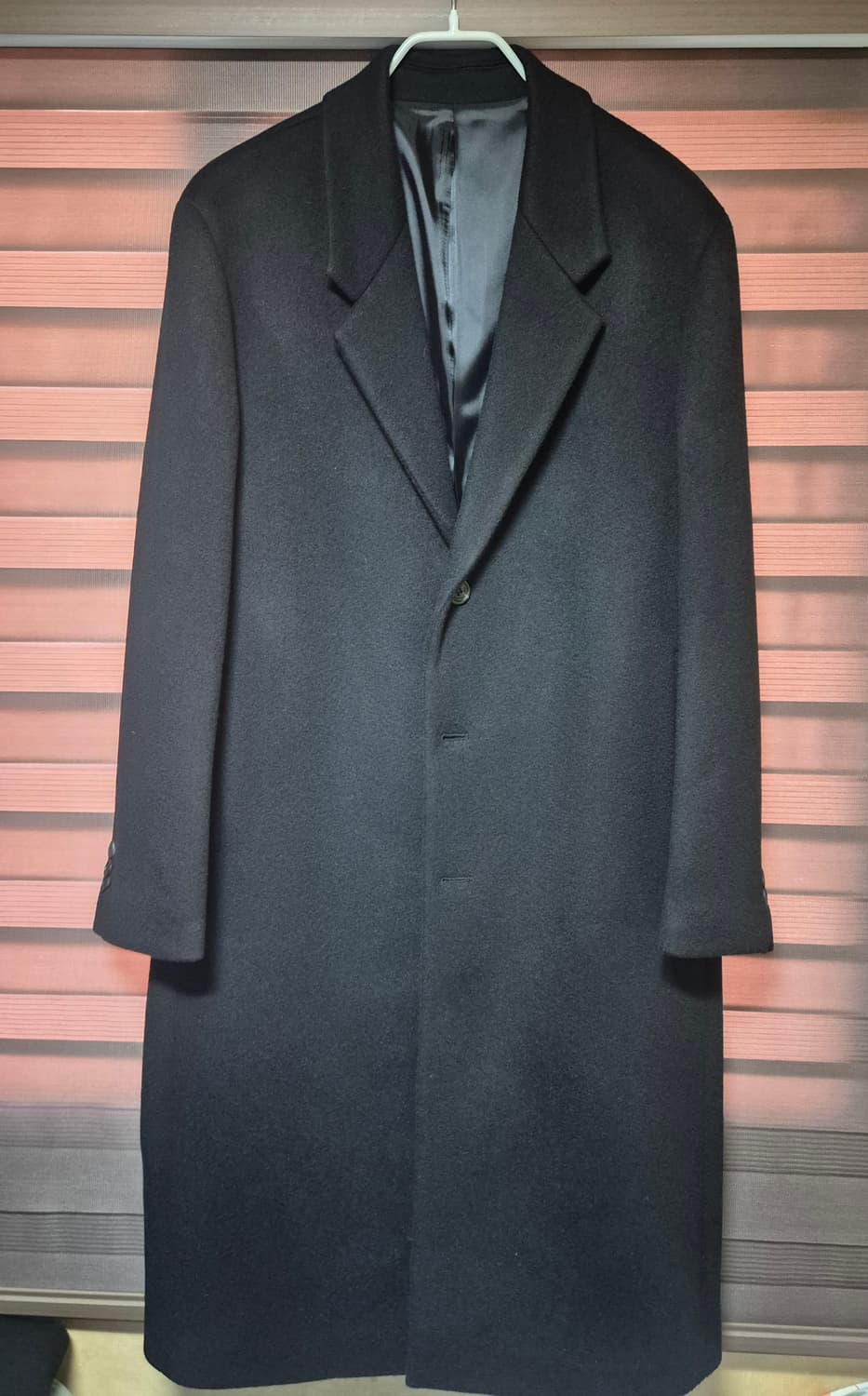 [XL]23fw 싱글 코트 블랙 상품이미지1