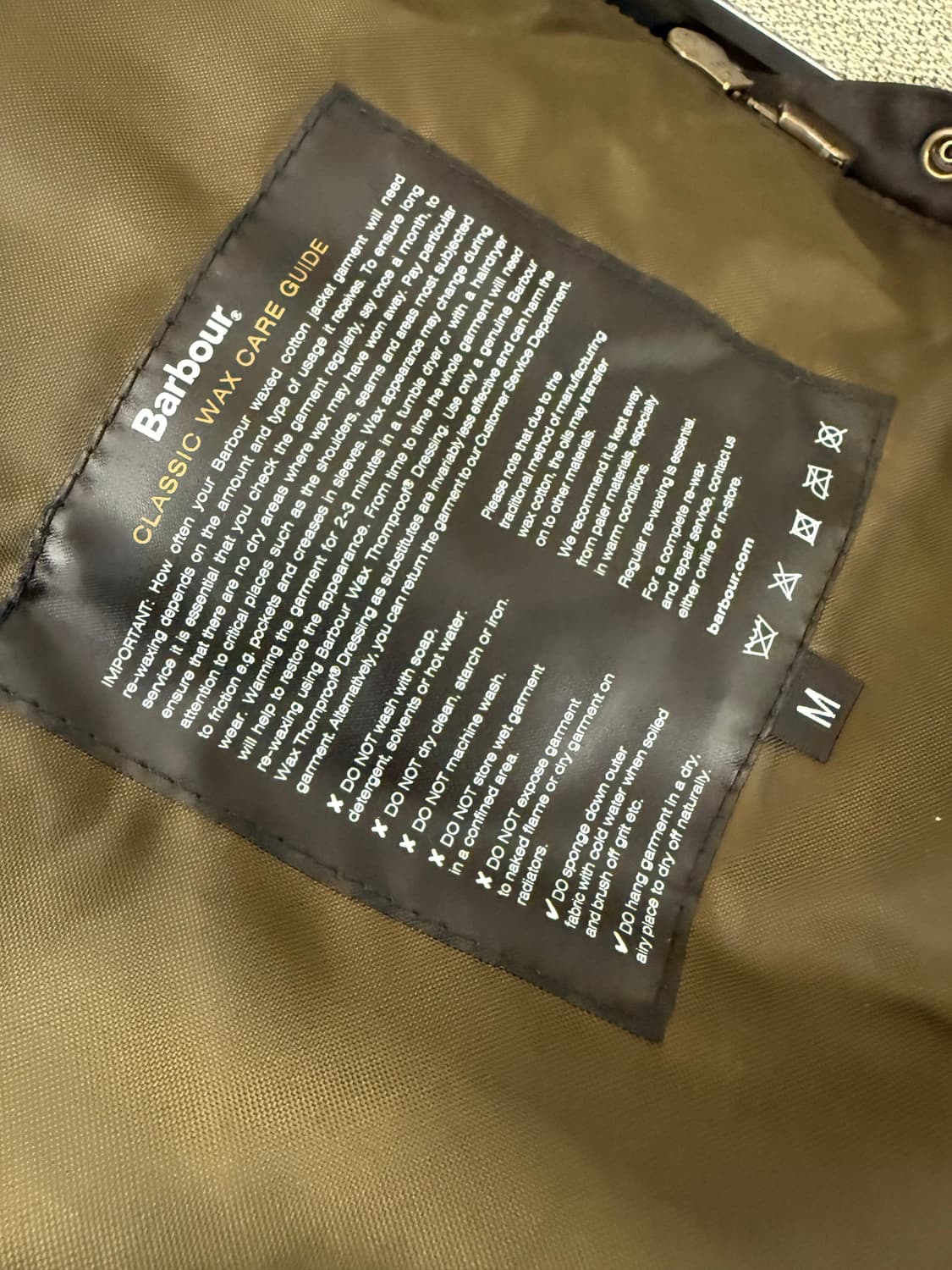 바버 X CP컴퍼니 Creel 왁스자켓 상품이미지8