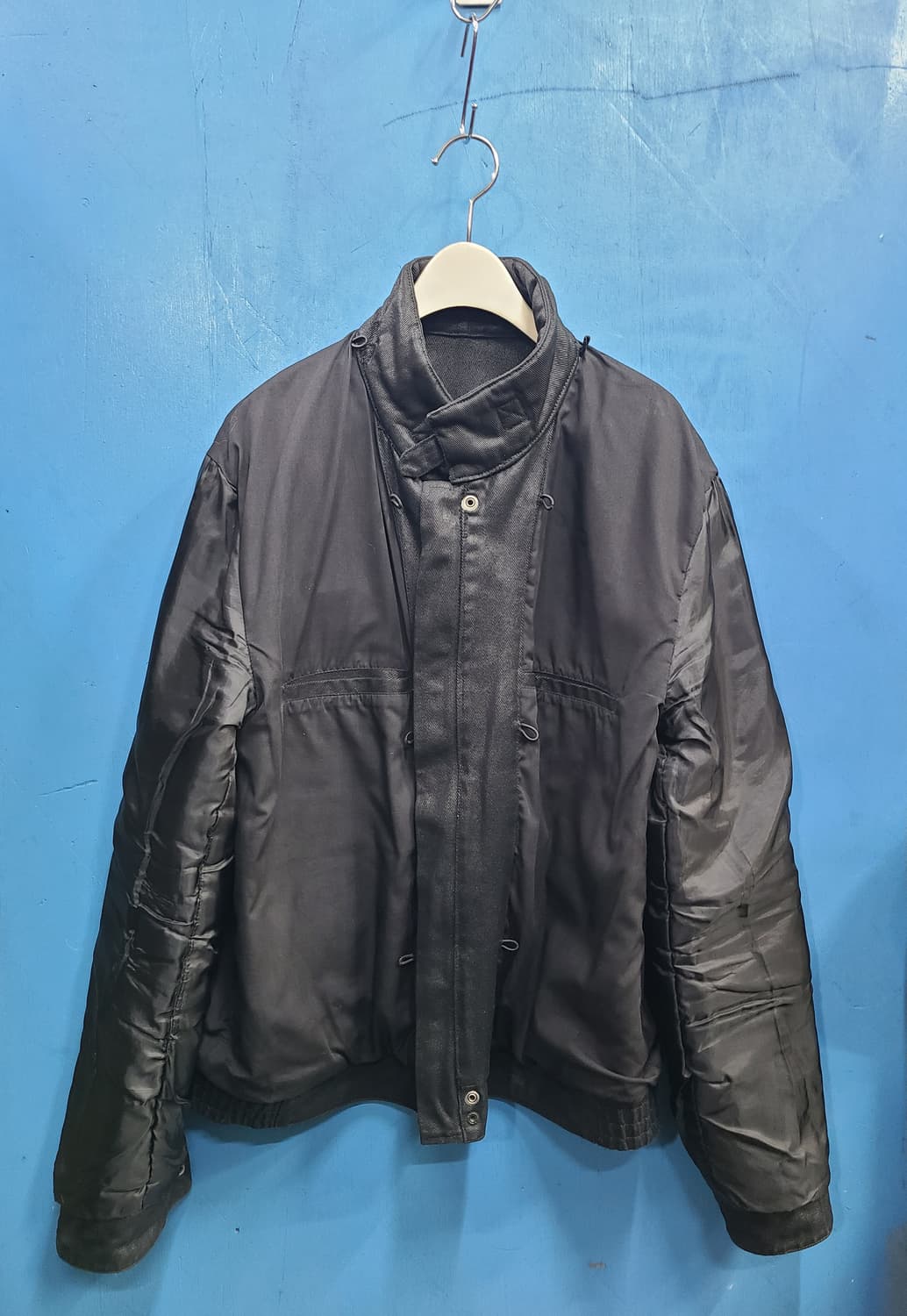 아르마니 왁스 바이커 자켓 상품이미지7