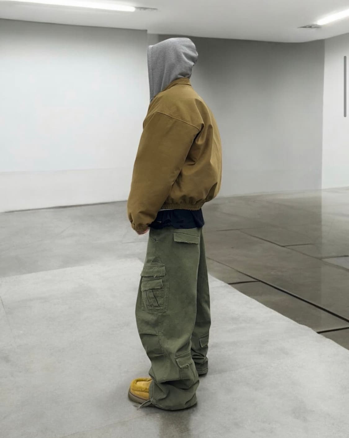 논노드 몰스킨 봄버 (카멜) 상품이미지1