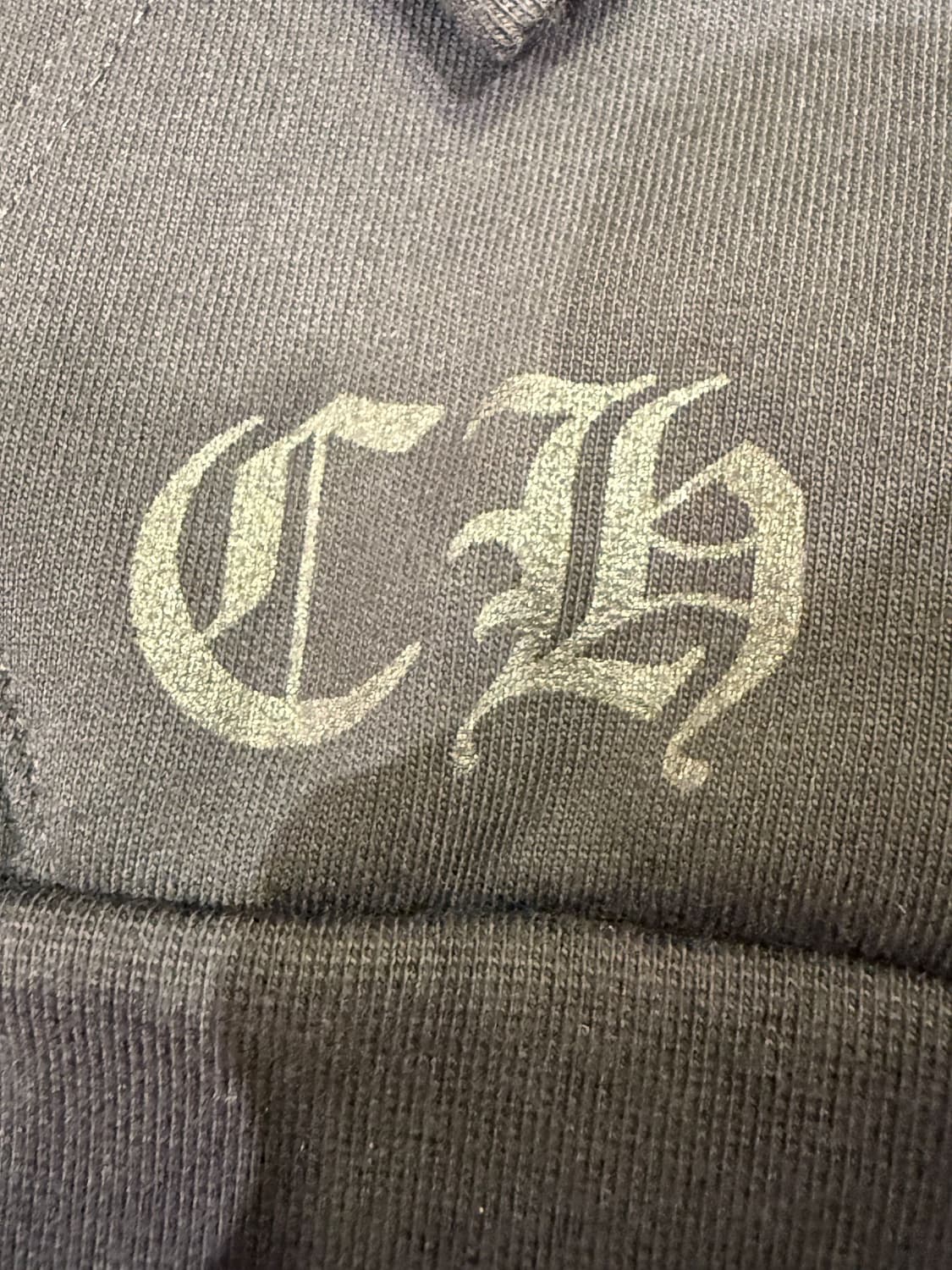 크롬하츠 홀스슈 플로럴 플리스 후디 L 상품이미지6