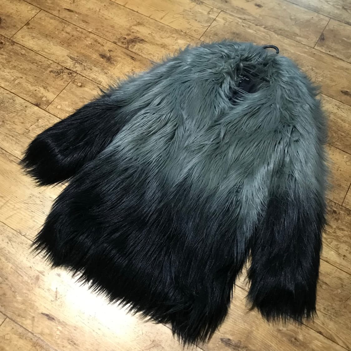 빈티지 펑크 그런지 퍼코트 상품이미지2