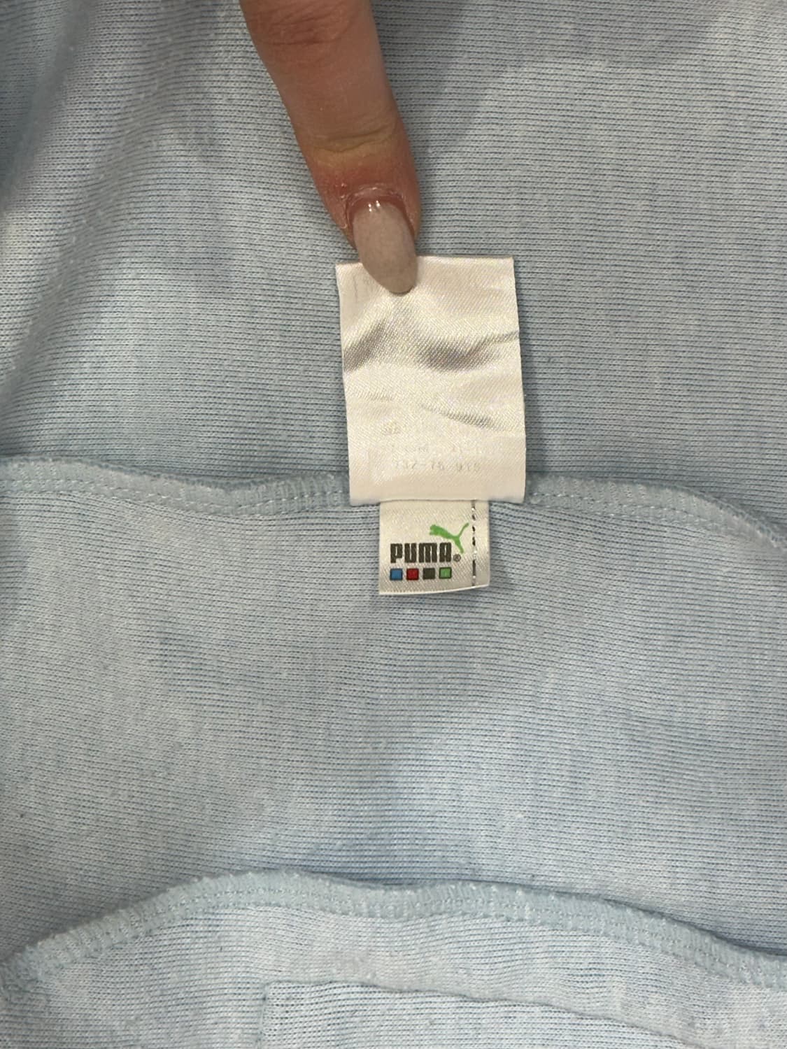 푸마 와투케 스카이 블루 초코 브라운 카라 트랙탑 져지 L 상품이미지8