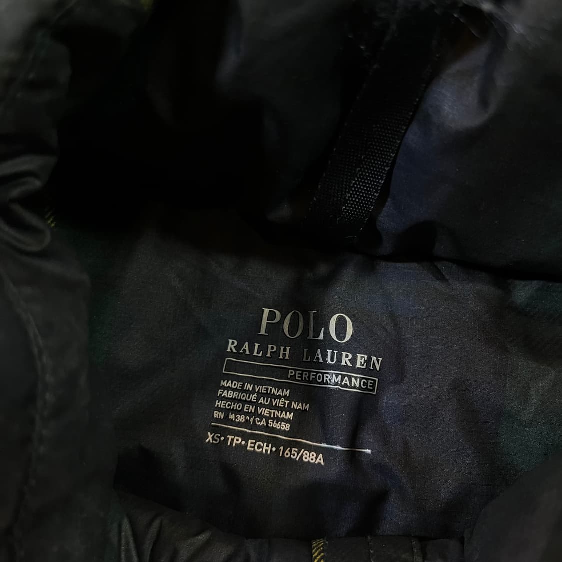 폴로 랄프로렌 블랙와치 덕다운 롱패딩 상품이미지6