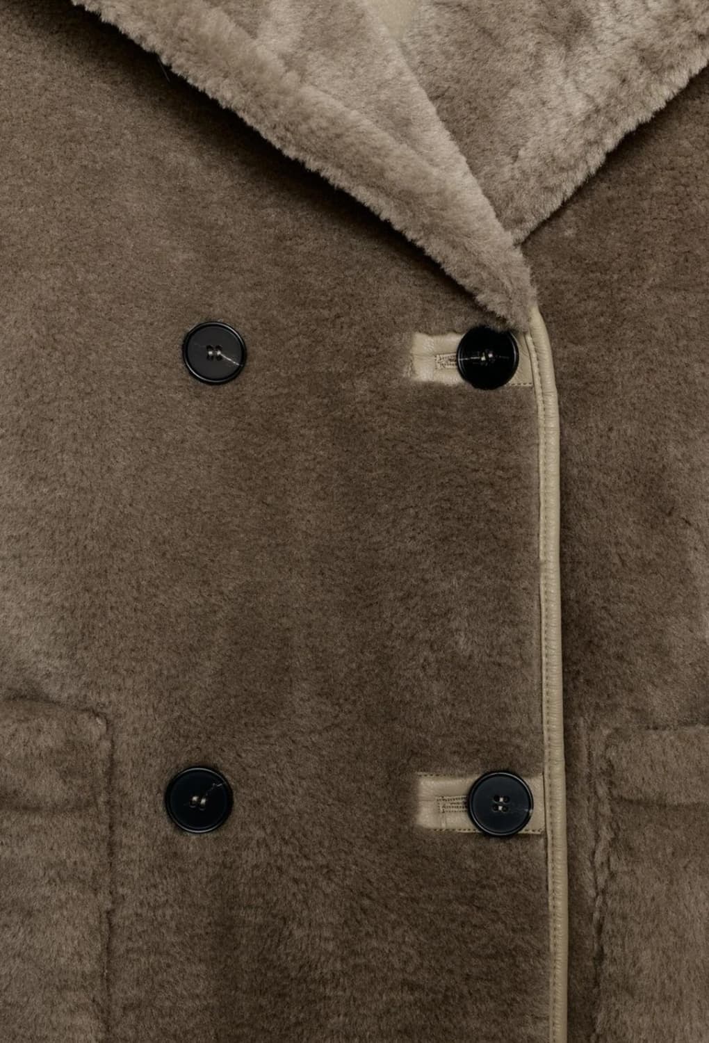 자라 여성 리버시블 더블 페이스드 퍼 코트 (새상품) 상품이미지5