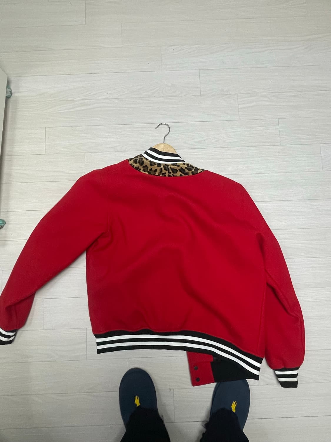 Only i exist 바시티 레드 사이즈 1 상품이미지2