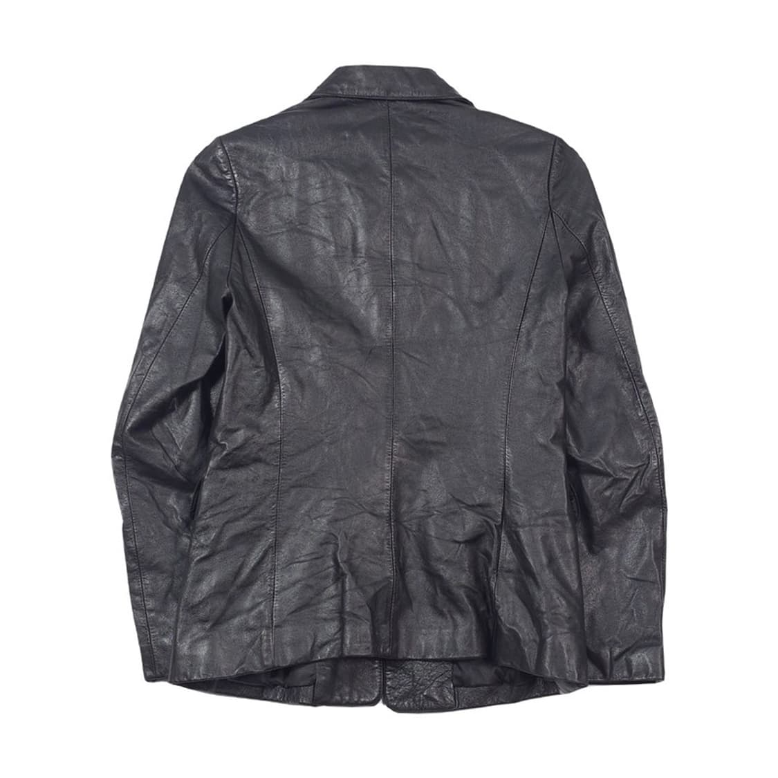 CTG 리얼 소가죽 원버튼 블레이저 자켓 66 상품이미지2