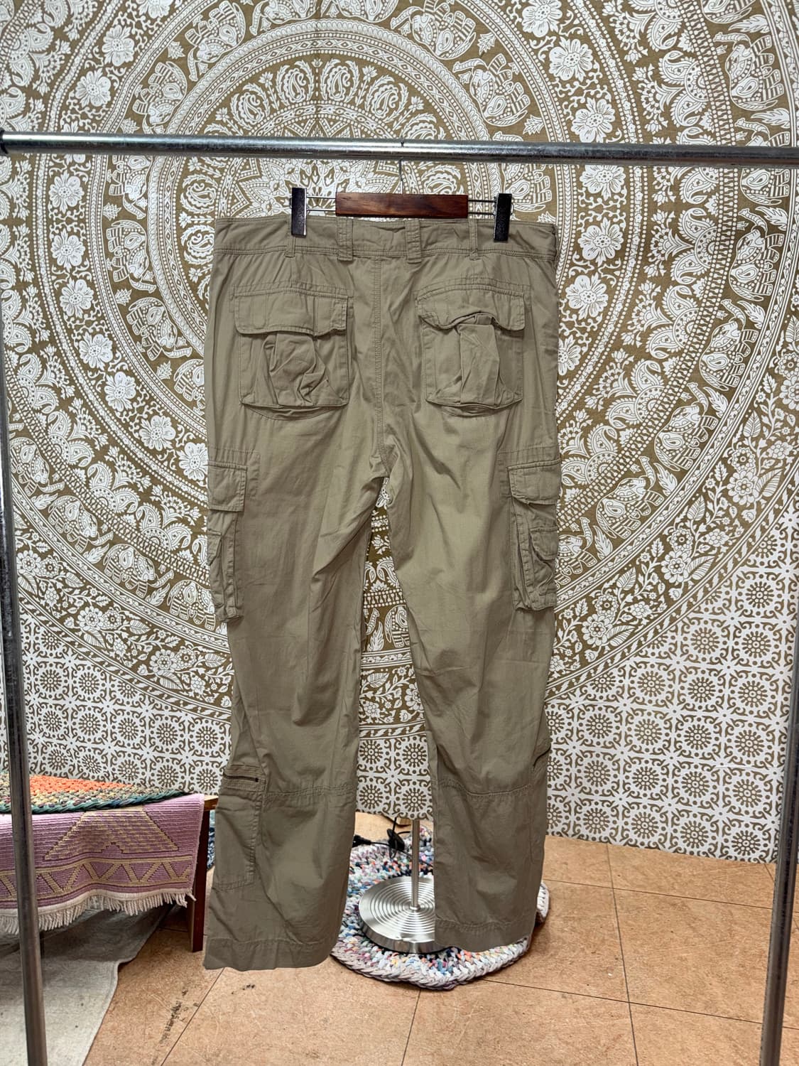 빈티지 지퍼 디테일 카고팬츠 상품이미지5