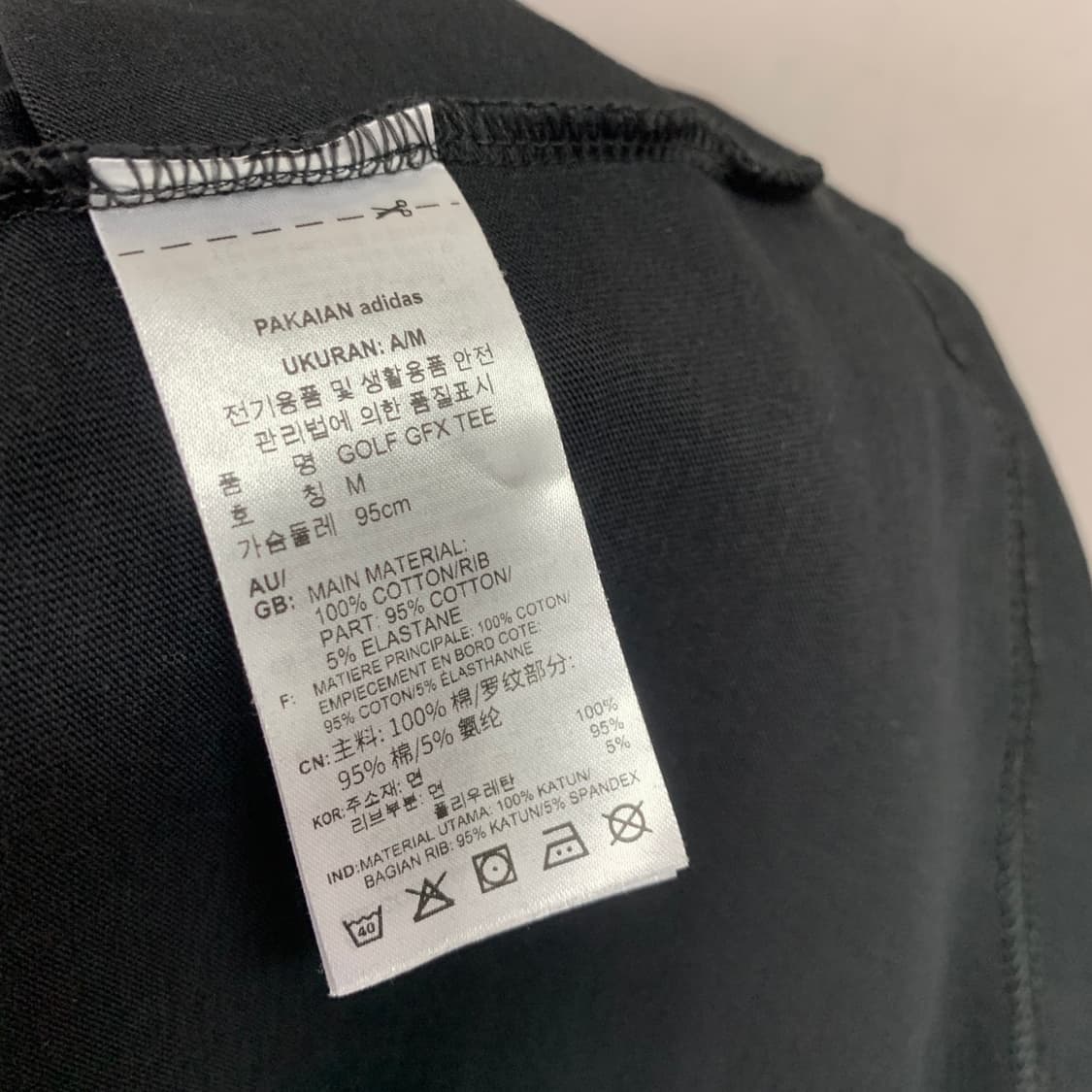 M 아디다스 골프 그래픽 프린팅 반팔티 상품이미지8
