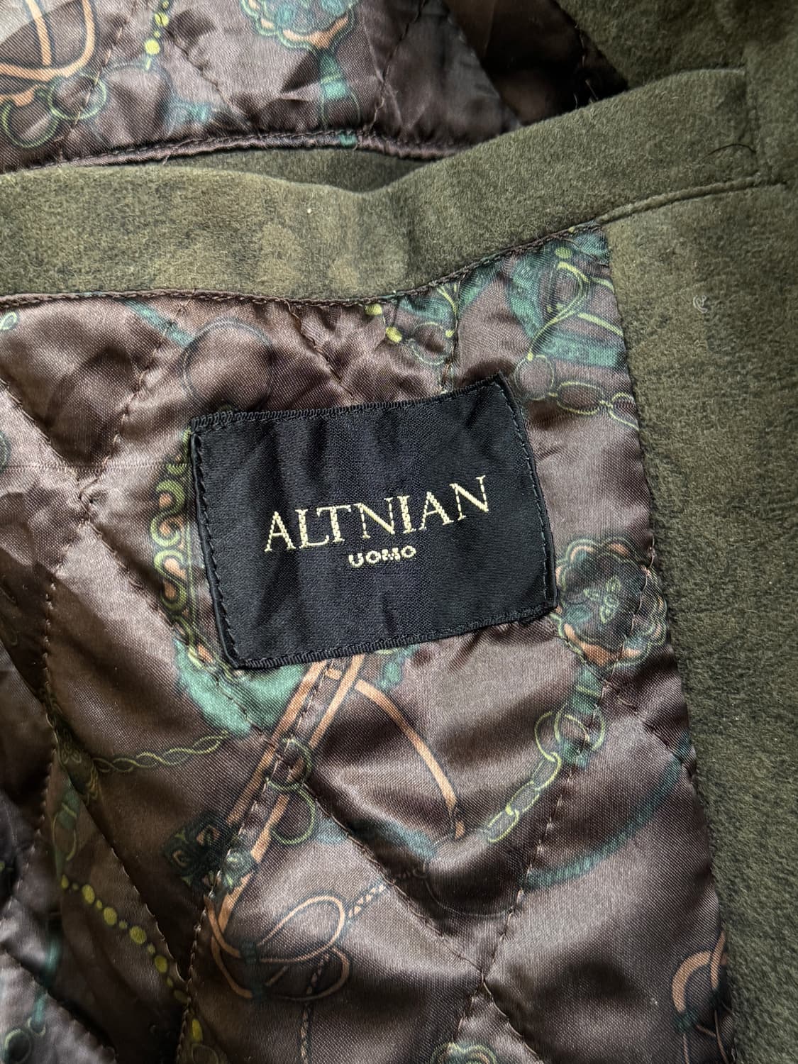 Altnian uomo 빈티지 비건스웨이드 봄버자켓 M 상품이미지5