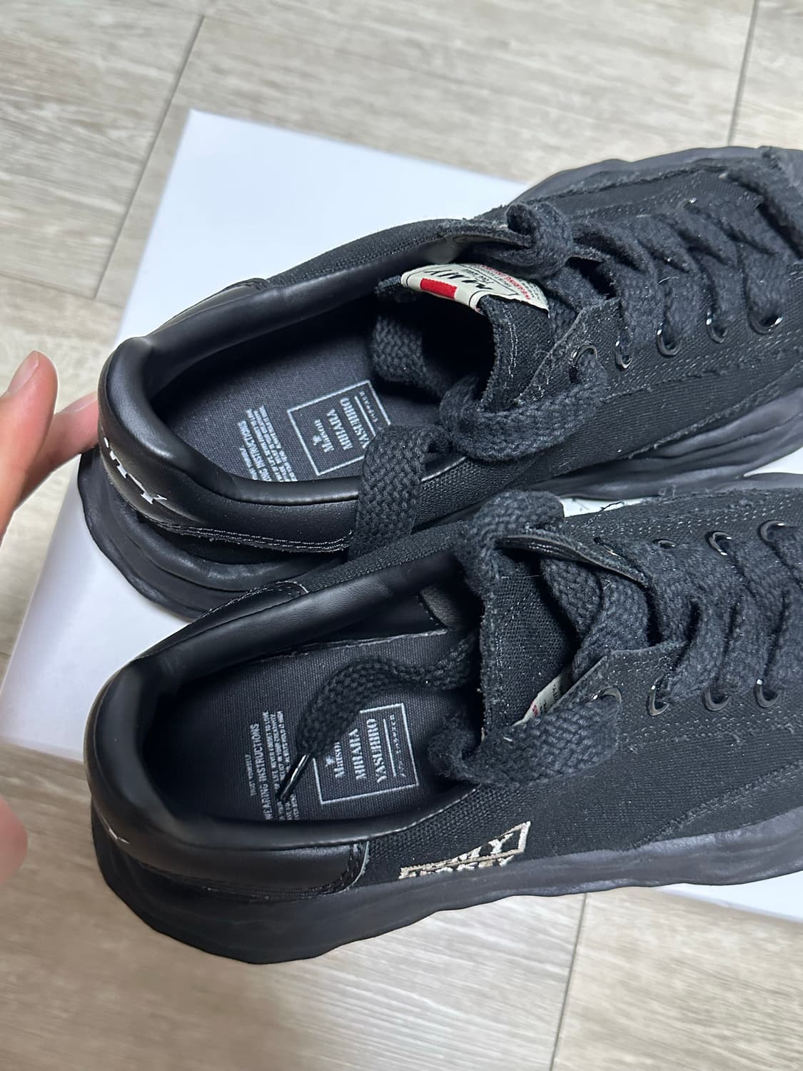 42사이즈 미하라야스히로 블레이키 블랙 상품이미지5