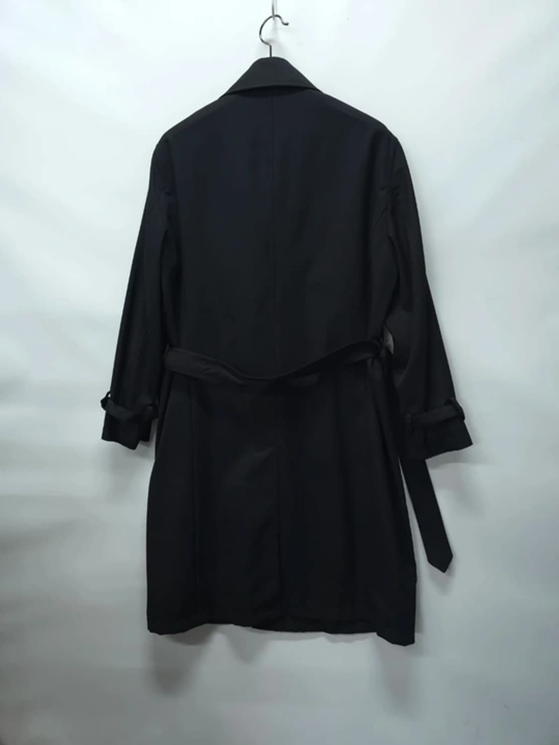 무신사 스탠다드 울 블렌드 더블 트렌치코트 블랙 (L사이즈) 상품이미지3