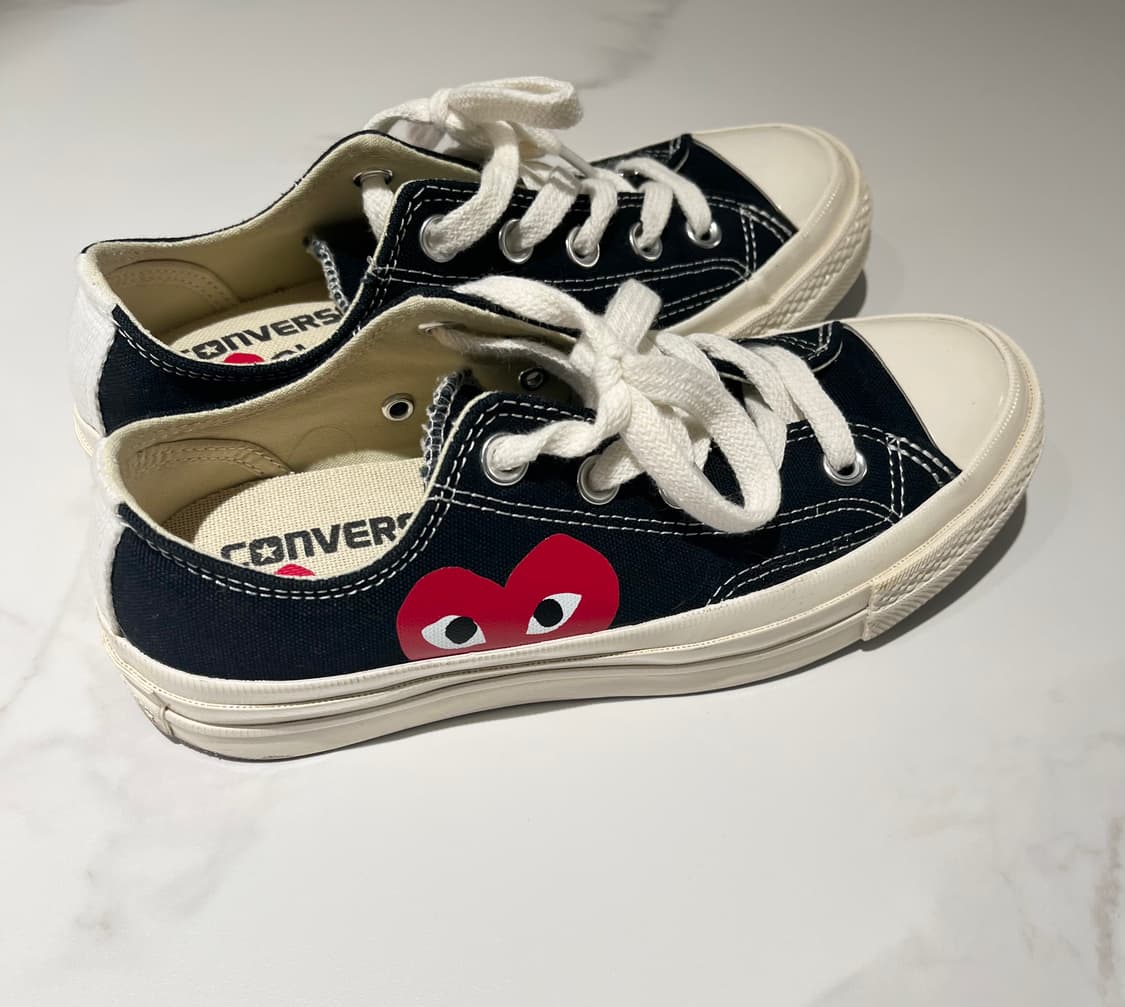 [착용 5회 미만] 민트급 꼼데가르송 컨버스 [220] 상품이미지3