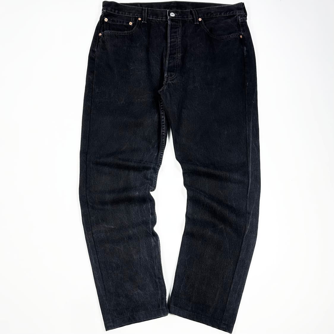 36 01년 리바이스 501 USA 오리지널 흑청 데님팬츠 상품이미지2