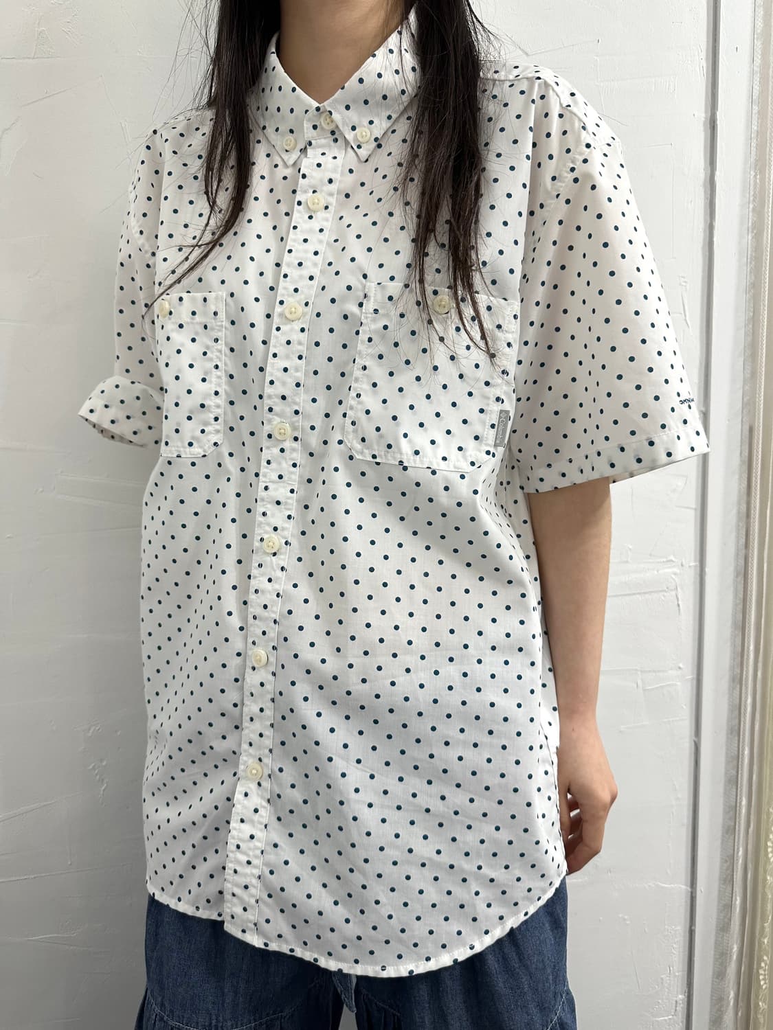 columbia dot shirt 상품이미지3