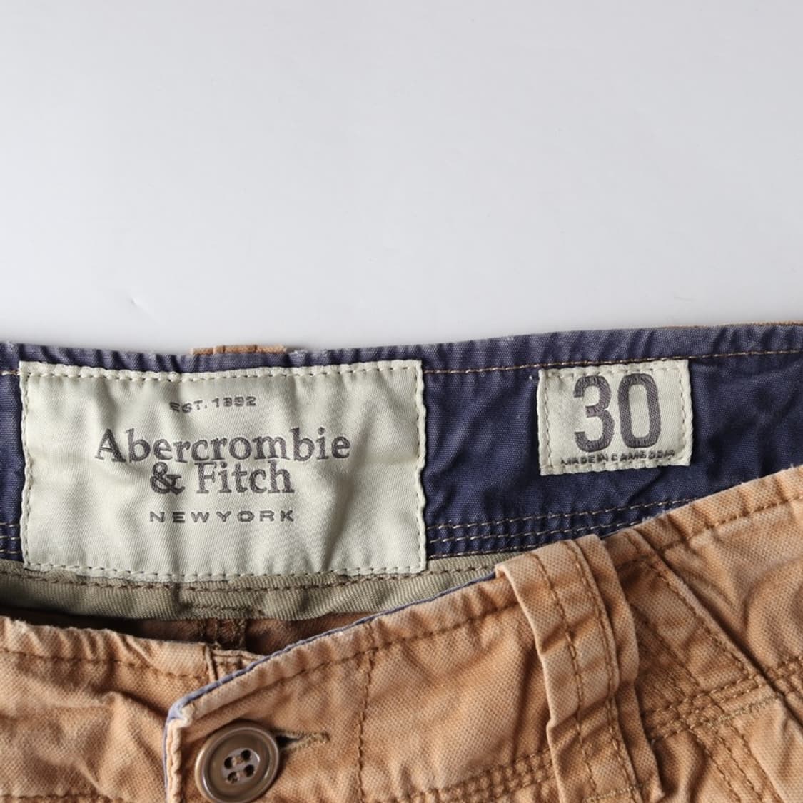 아베크롬비 앤 피치 빈티지 카고 하프팬츠30 상품이미지5