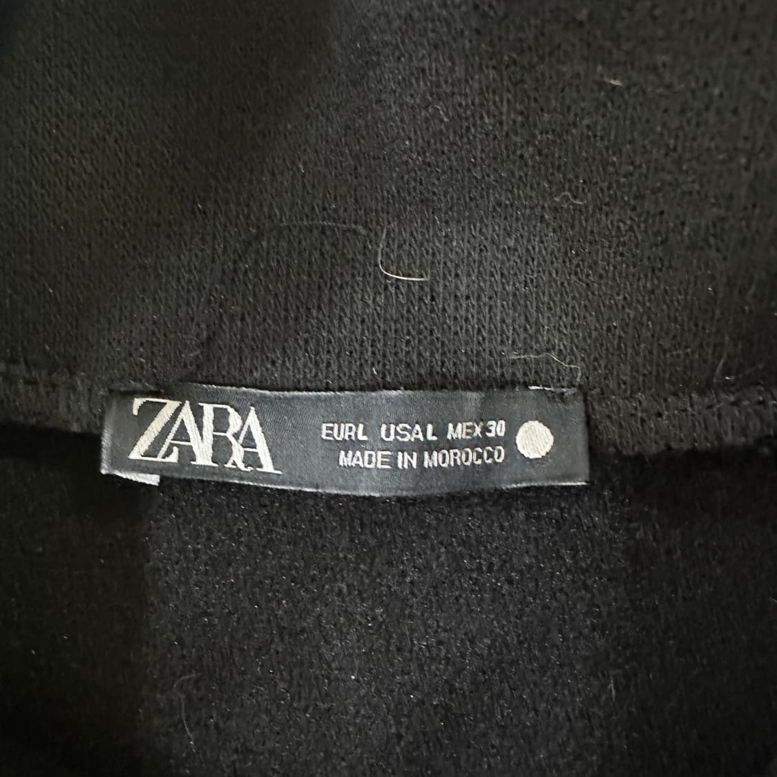 L 자라 블랙 반집업 니트 0403D 상품이미지2