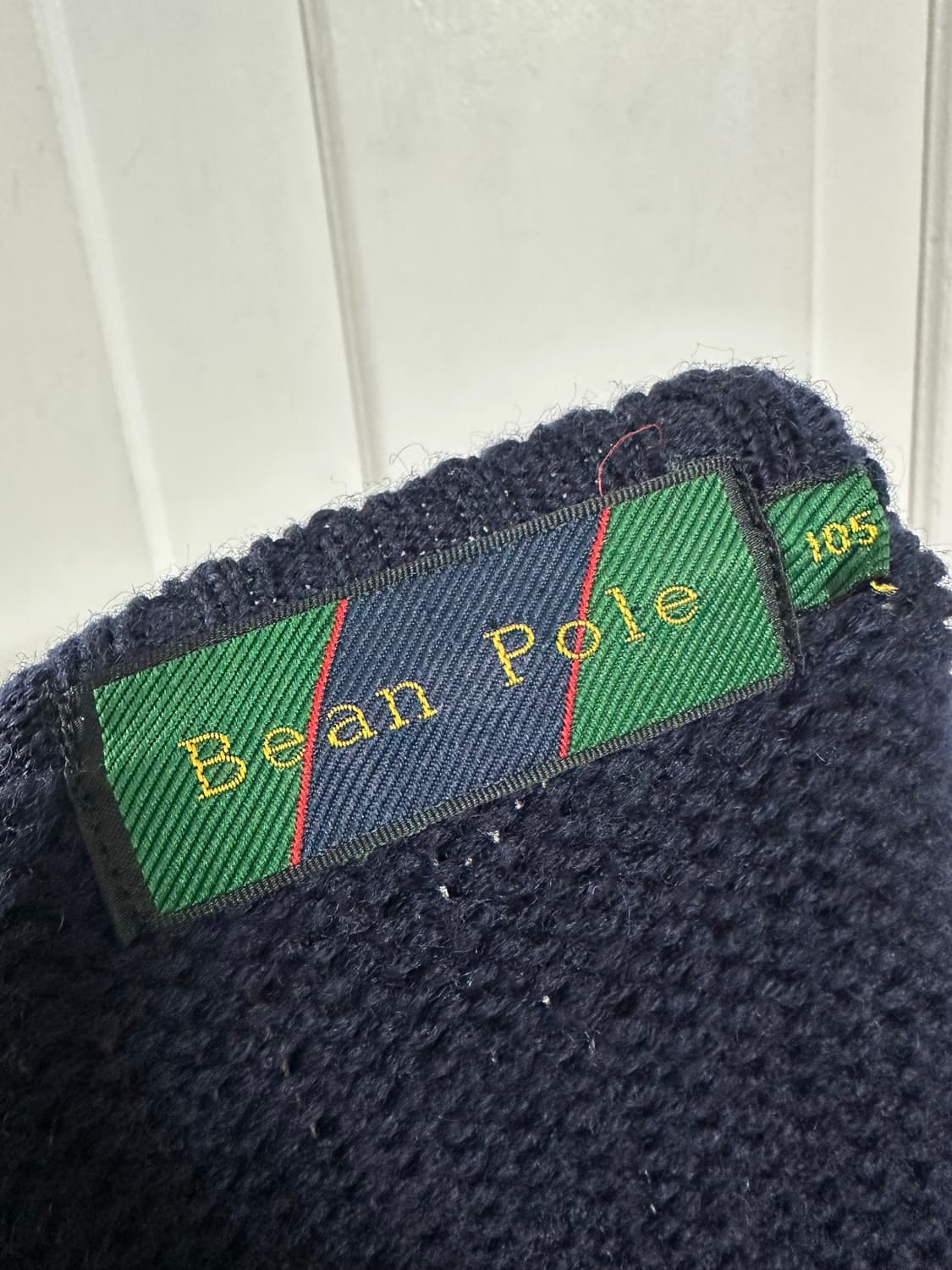 빈폴 체크 장미 니트 상품이미지3