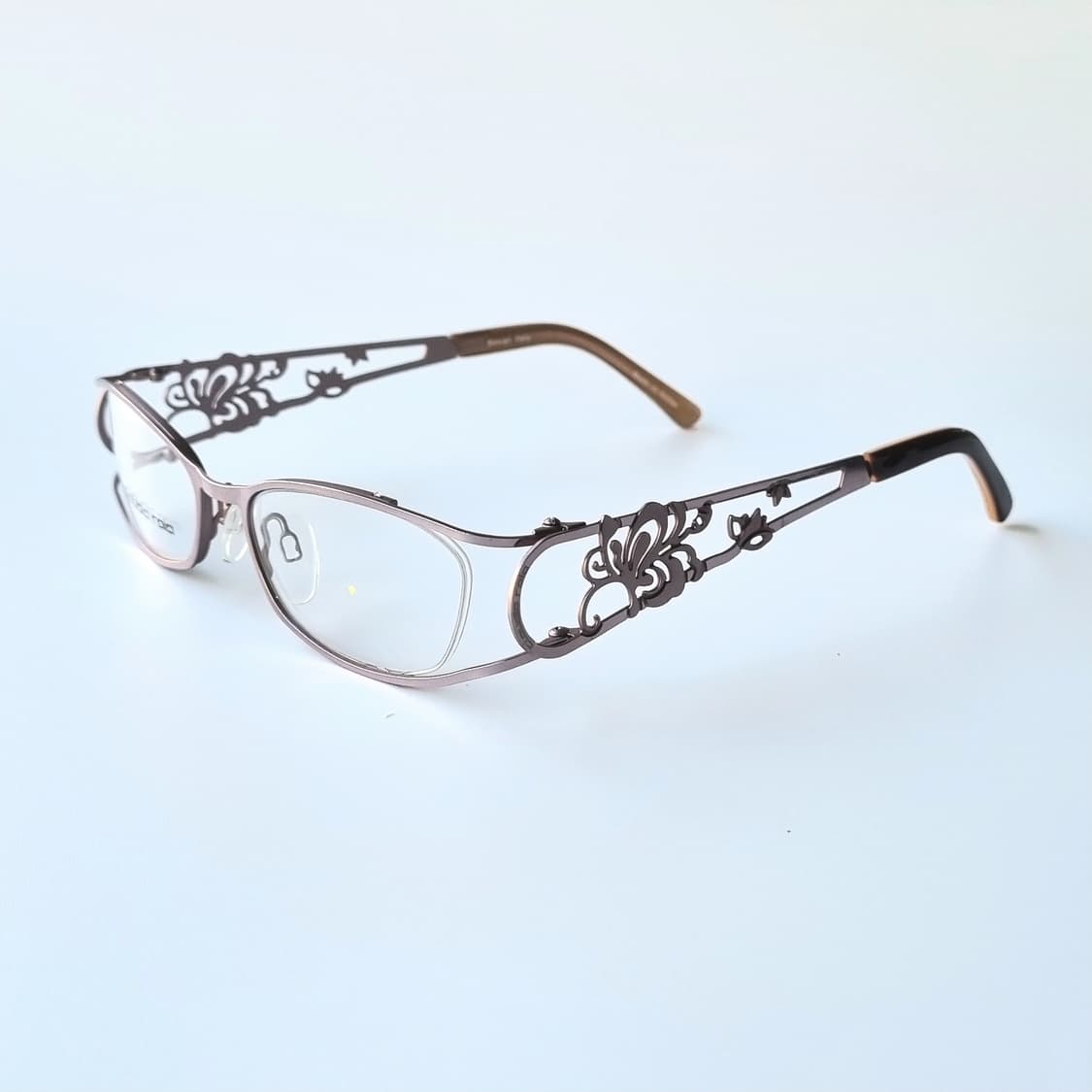 데드스탁 긱시크 플로럴 옆반무테 안경테 585 상품이미지3