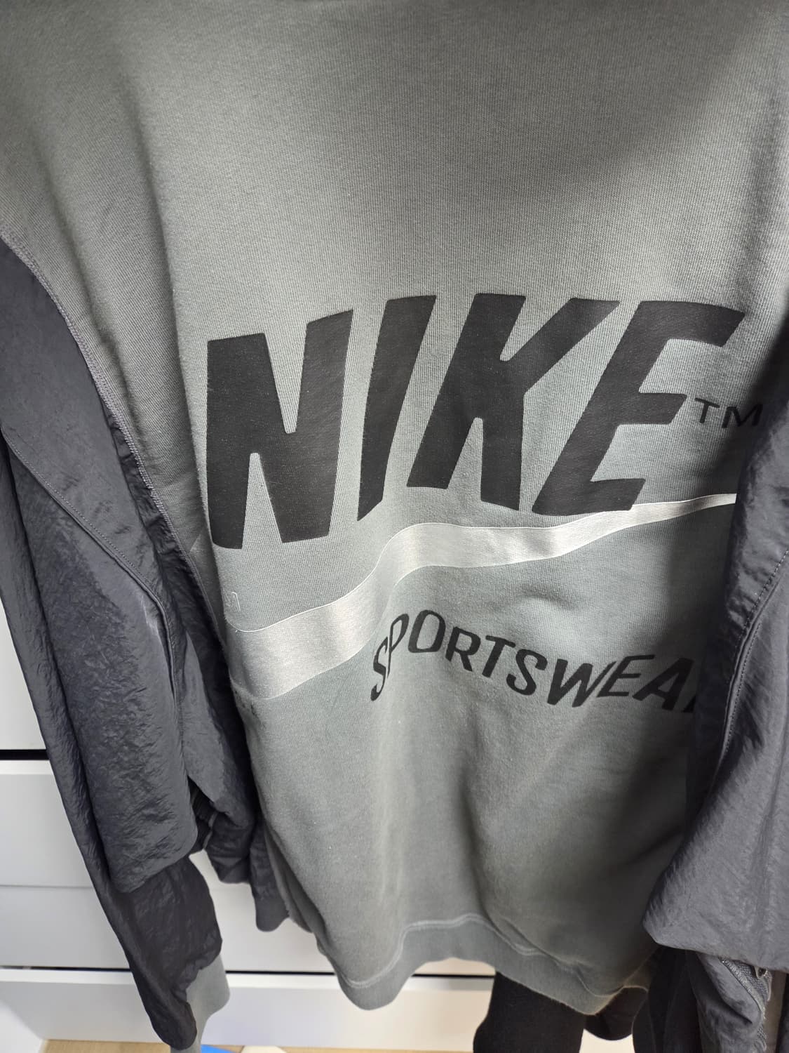 나이키 NSW 후드 BRS 아이언 그레이 상품이미지5