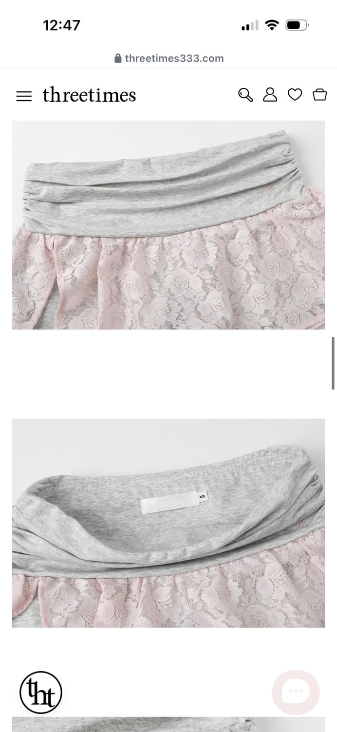 S) 쓰리타임즈 블라썸 셔링 스커트 상품이미지8